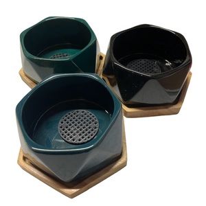 HF Home Succulent Planter Set of  3 - NWOT